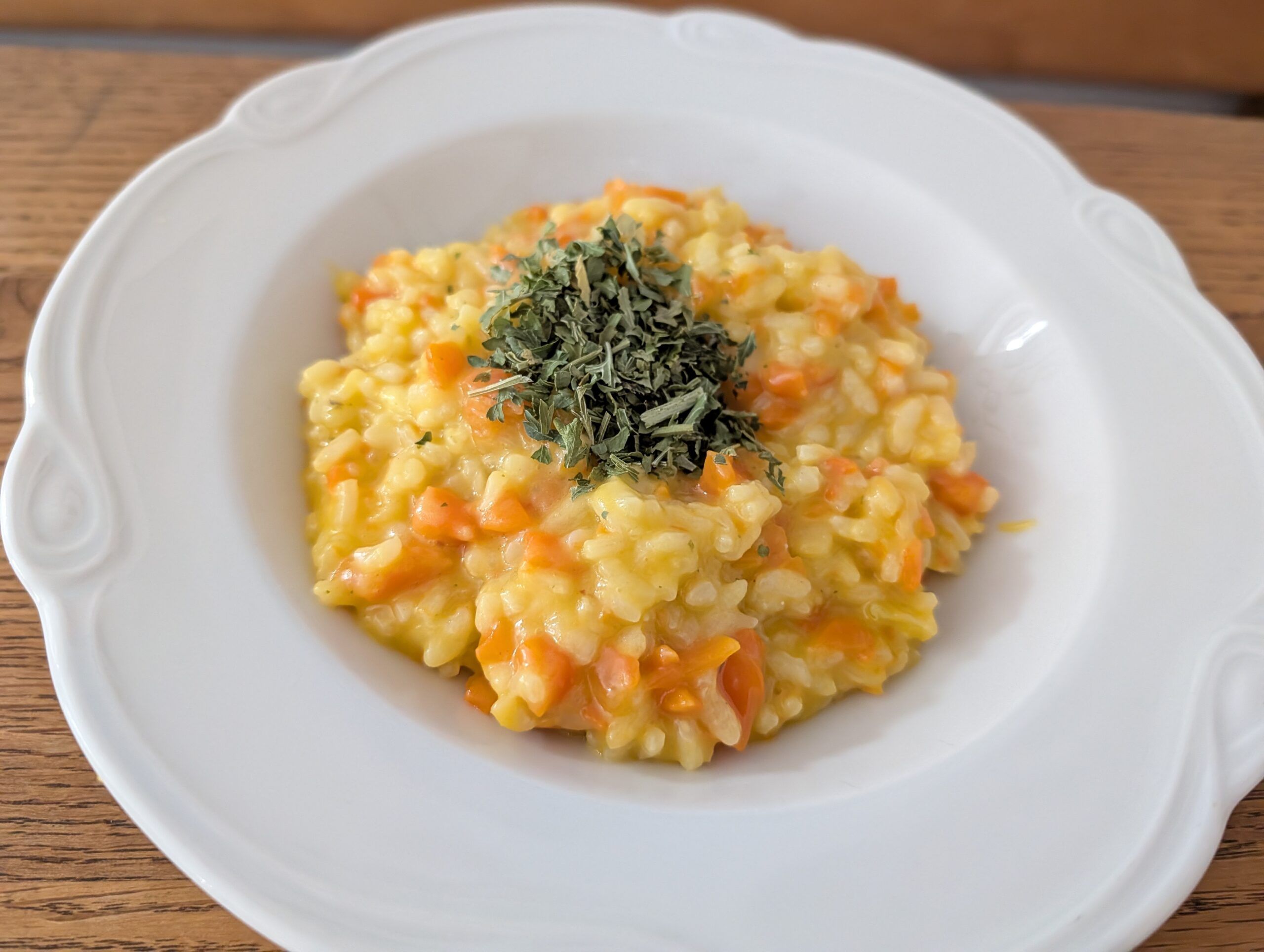 Karottenrisotto im Thermomix (geht natürlich genauso gut auch ganz klassisch im Topf)